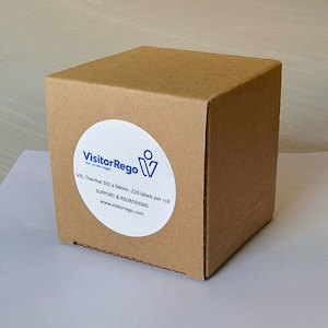 Products: Dymo compatible labels (101 x 54mm 220 per roll) - VisitorRego