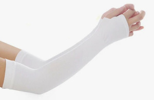 Products: Sun Sleeves with hand protection White - Jamka Visors