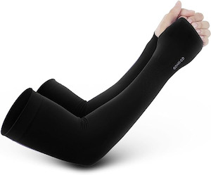 Products: Sun Sleeves with hand protection Black - Jamka Visors