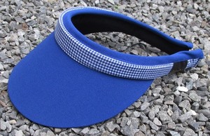 Products: 136 Royal & Gingham Slip-on Visor - Jamka Visors