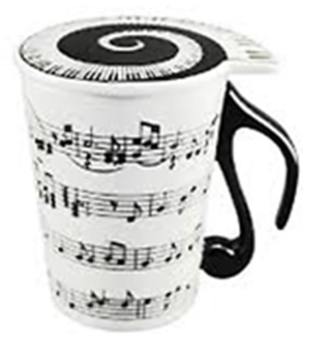 Products: Ceramic cup Music notes - Jamka Visors