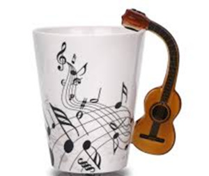Ceramic cup Acoustic Guitar - Jamka Visors
