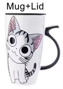 Products: Ceramic cup wide eyes - Jamka Visors