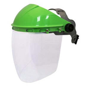 Head Protection: HIGH IMPACT CLEAR FACE SHIELD