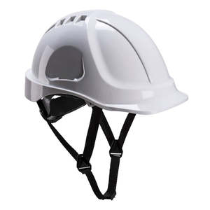 Head Protection: ENDURANCE PW HARD HAT - MICRO PEAK, UNVENTED, CHIN STRAPS, RACHET ADJUST