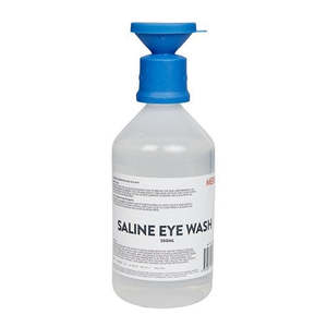 Eye Protection: EYEWASH SALINE SOLUTION  500mls