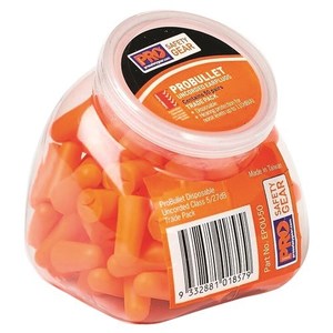 Hearing Protection: DISPOSABLE PU FOAM EARPLUGS, - 50 PACK
