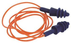Hearing Protection: CORDED EARPLUGS - REUSABLE