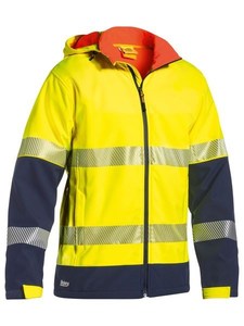 Jackets 1: HI VIS RIPSTOP JACKET, Bonded Fleece, waterproof, Adjustable Hood,  Fleece Lined