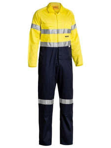 Overalls: HI VIS LIGHTWEIGHT COTTON OVERALLS -DAY/NIGHT