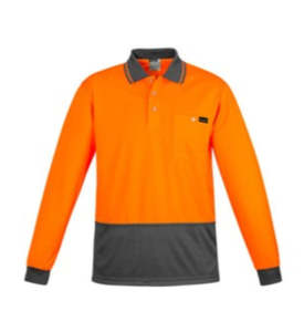 SZ HI VIS LONG SLEEVE COMFORT PLUS POLO