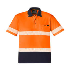 SEGMENTED HI-VIS POLO - Polycotton | Short Sleeve