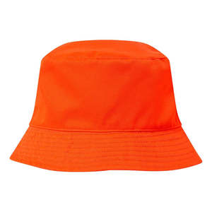 Headwear 1: Reversible Orange/Navy Bucket Hat