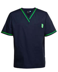 Health Industry: UNISEX CONTRAST SCRUBS TOP - JBSWEAR