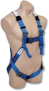 Height Safety 1: FULL BODY HARNESS- REAR AND LOWER FRONT ANCHOR POINTS - STANDARD BUCKLE