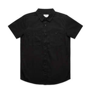MENS WORK PRO SHIRT - Short Sleeve, Heavy Weight, Cotton Drill