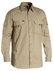 Work Shirts 1: AIRFLOW INDUSTRIAL MIDWEIGHT WORK SHIRT - Ripstop Fabric, 150gsm, Ventilated
