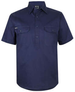 JB LIGHTWEIGHT WORKSHIRT -Closed Front , Cotton, Ventilated