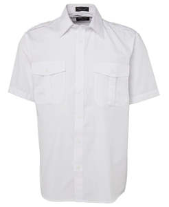 EPAULETTE MANAGERS WORKSHIRT, SHORT SLEEVE