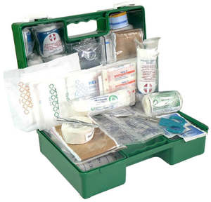 First Aid Kits: INDUSTRIAL 1-12 PERSON FIRST AID KIT
