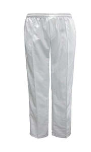 WHITE UNISEX WORK PANTS - Hard Wearing | Polyester