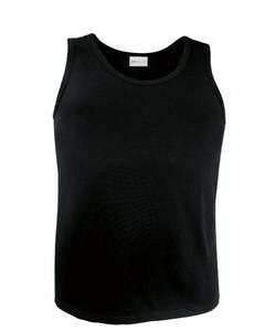 G Singlets: MENS COTTON WORK SINGLET BOCINI - 100% Cotton, Midweight, Breathable