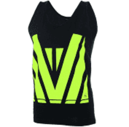 SPECIAL HI-VIS PRINT SINGLET - Front and Back
