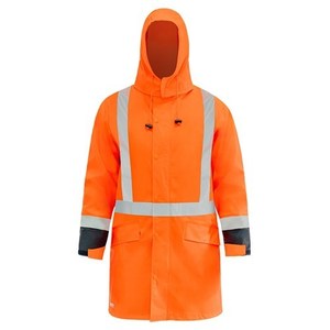 Safety Clearance: BISON STAMINA PU LIGHTWEIGHT RAIN SHELLJACKET, TTMC-W17, WATERPROOF