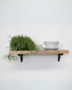 Shelf Bracket: Iron Soul Glasgow Shelf Bracket - Black (205mm)