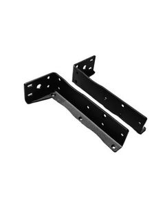 Shelf Bracket: Cabinet Triangular Support Black (3 sizes)