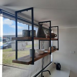 Shelf Bracket: Ladder Style Shelf Bracket - Black & White - Four Sizes (275mm)