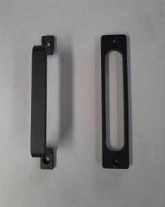 Soulful Character hardware to add more heart to your home: Industrial Chic Basic Handle with Flush - 163mm