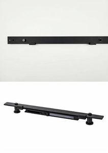 Soft Close System – Clamp On Bracket (For Flat Track) - (Black & Grey)