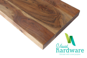 Soulful Character hardware to add more heart to your home: Artisan Solid Wood Shelf 900x275x35mm - Acacia
