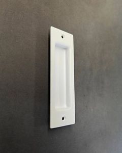 Rectangle Recess Pull Handle - White
