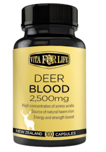 Frontpage: Deer Blood x 100 Capsules