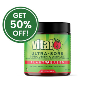 All: FREE GIFT | Vital Ultra-Sorb Curcumin Complex 30 Vegecaps