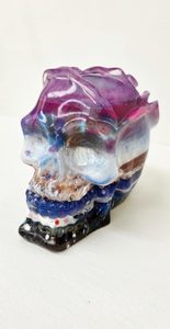 SkullScape - Mauve/Blue - Vitality Art Studio