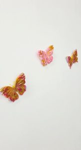 Resin Butterfly Set - Pink Glitter - Vitality Art Studio