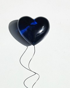 Hearts Afloat - Blue - Vitality Art Studio