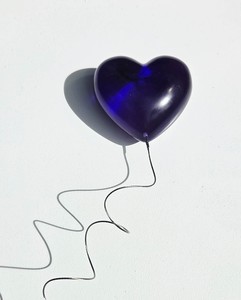 Products: Hearts Afloat - Purple - Vitality Art Studio