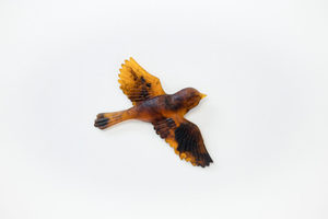 Soaring Bird - Amber Glass-Effect - Vitality Art Studio