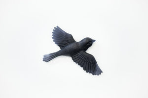 Soaring Bird - Obsidian Glass-Effect - Vitality Art Studio