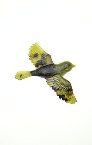 Soaring Bird - Olive Glass-Effect - Vitality Art Studio