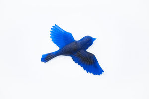 Soaring Bird - Sapphire Glass-Effect - Vitality Art Studio