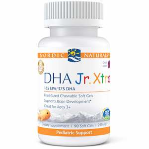 Brain Health: Nordic Naturals DHA Jr. Xtra Berry Punch 90 Softgels