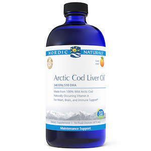 Nordic Naturals Arctic Cod Liver Oil Orange 473ml