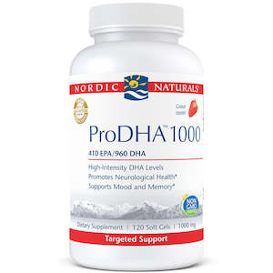 Nordic Naturals ProDHA Strawberry 120 Softgel