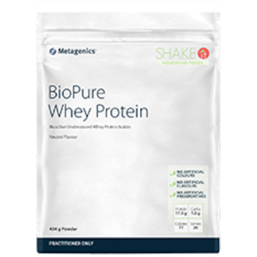Exercise Recovery: Metagenics BioPure Nourish Whey Protein 404g