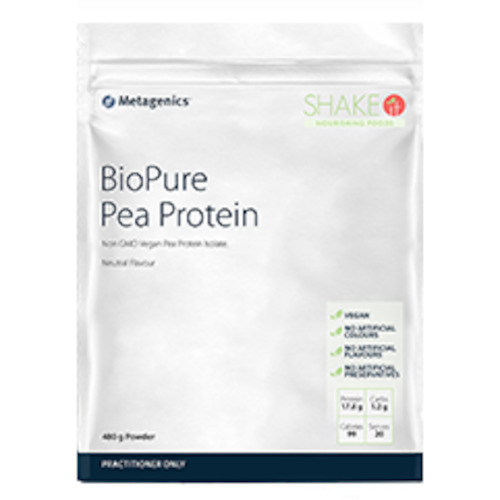 Exercise Recovery: Metagenics Bio Pure Nourish Pea Protein 480g Powder